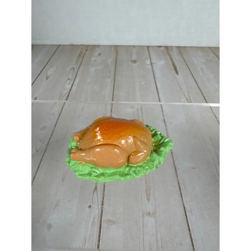 Dollhouse Roast Turkey Food Plastic Barbie Size Pretend Play‎ Miniature Toy